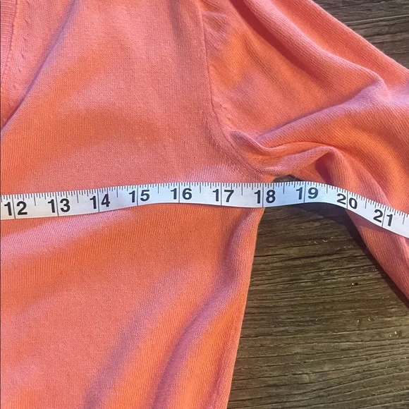 J. Crew Coral Button-Up Women's Cardigan - Picture 6 of 9